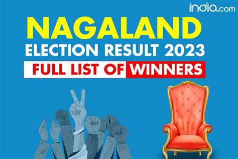 Nagaland Election Results 2023: Check full list of .